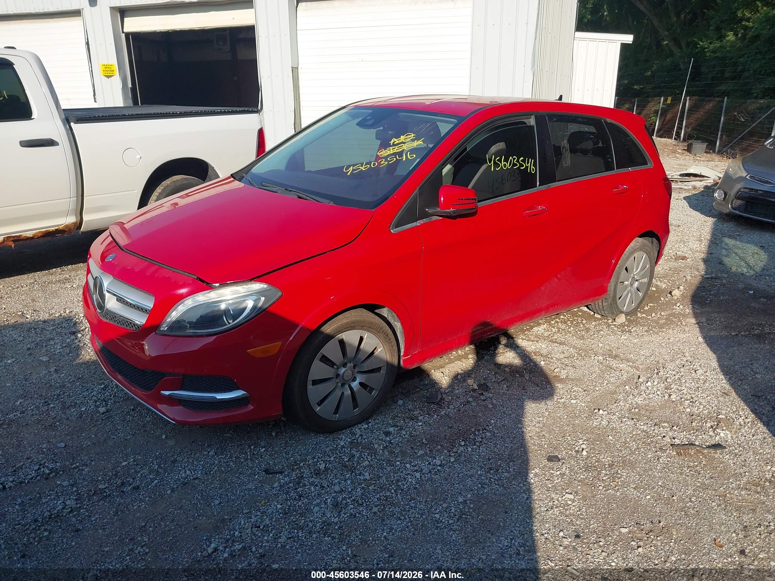 2016 MERCEDES-BENZ B 250E B electric