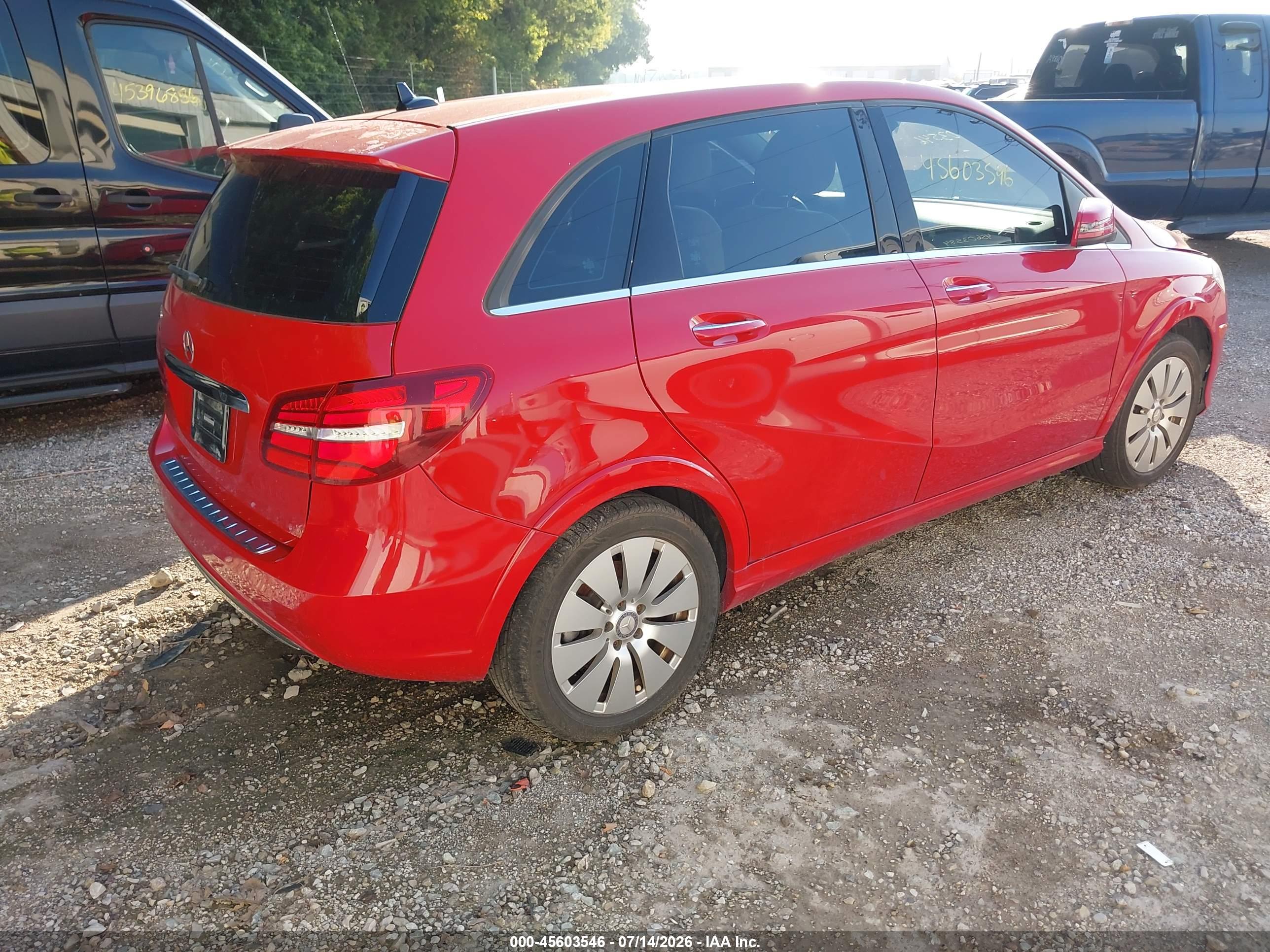 2016 MERCEDES-BENZ B 250E B electric