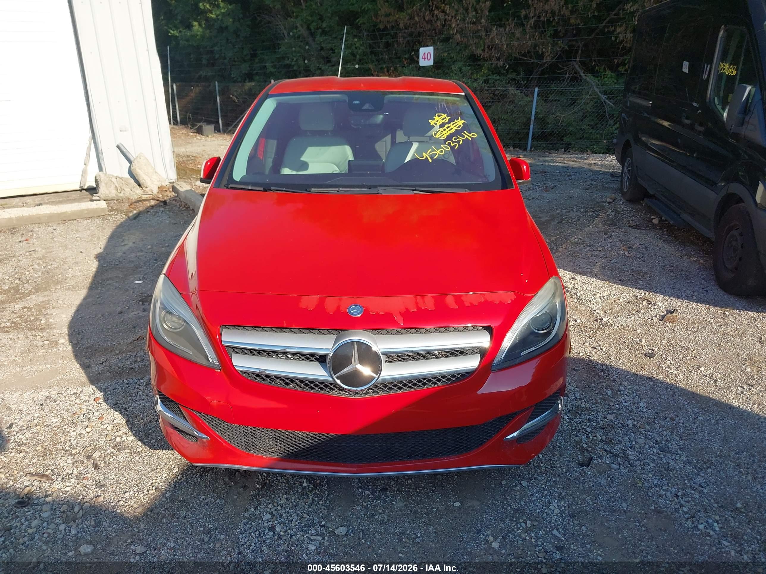 2016 MERCEDES-BENZ B 250E B electric