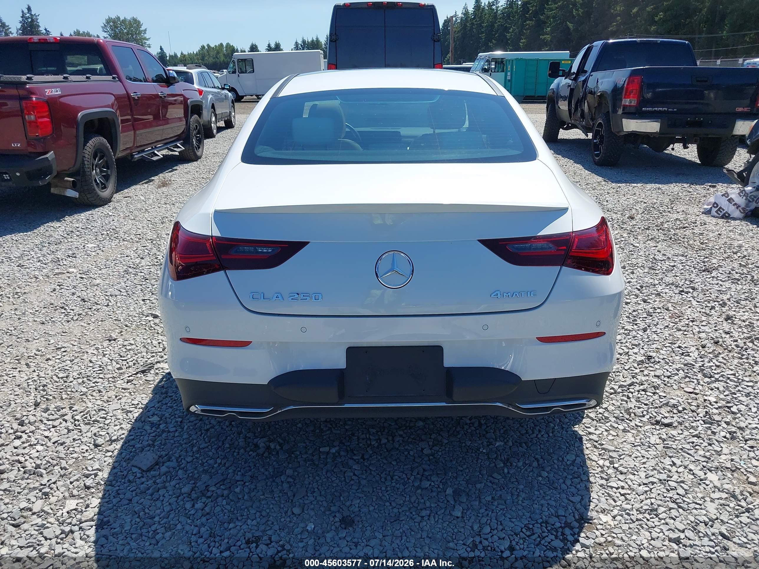 2024 MERCEDES-BENZ CLA 250 COUPE 4MATIC