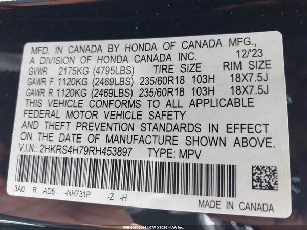 2024 HONDA CR-V EX-L AWD