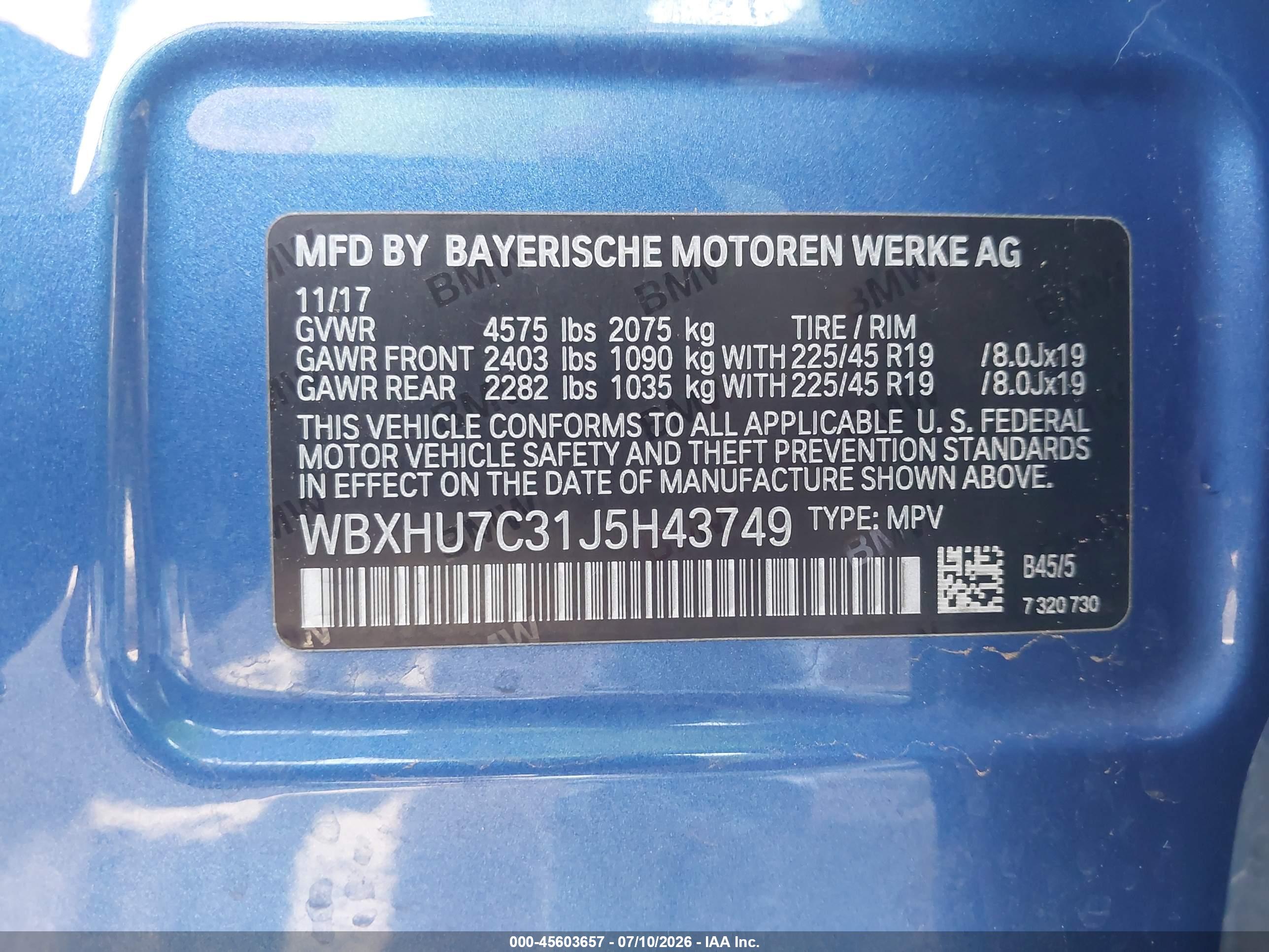 2018 BMW X1 SDRIVE28I