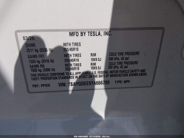 2026 TESLA MODEL Y