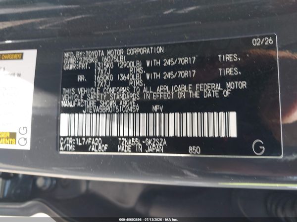 2026 TOYOTA 4RUNNER SR5