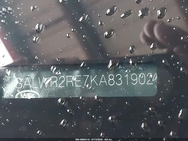 2019 LAND ROVER RANGE ROVER SPORT SUPERCHARGED DYNAMIC