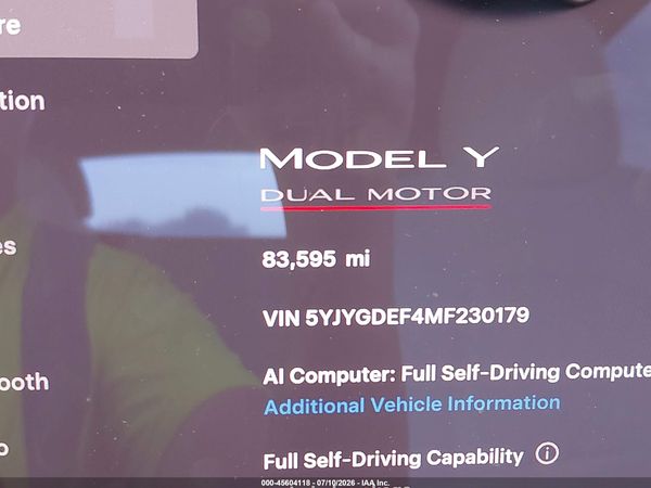 2021 TESLA MODEL Y