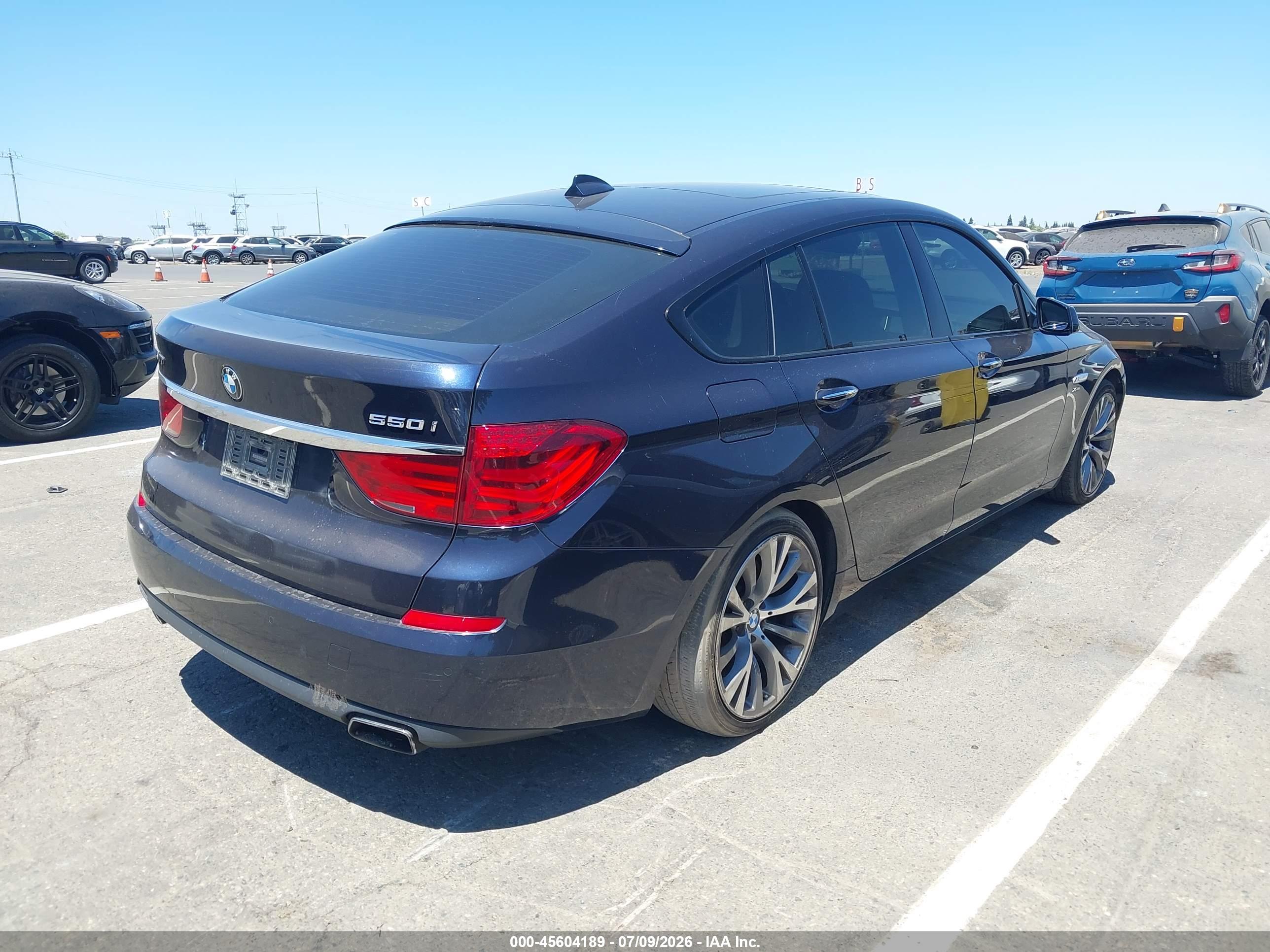 2012 BMW 550I GRAN TURISMO XDRIVE