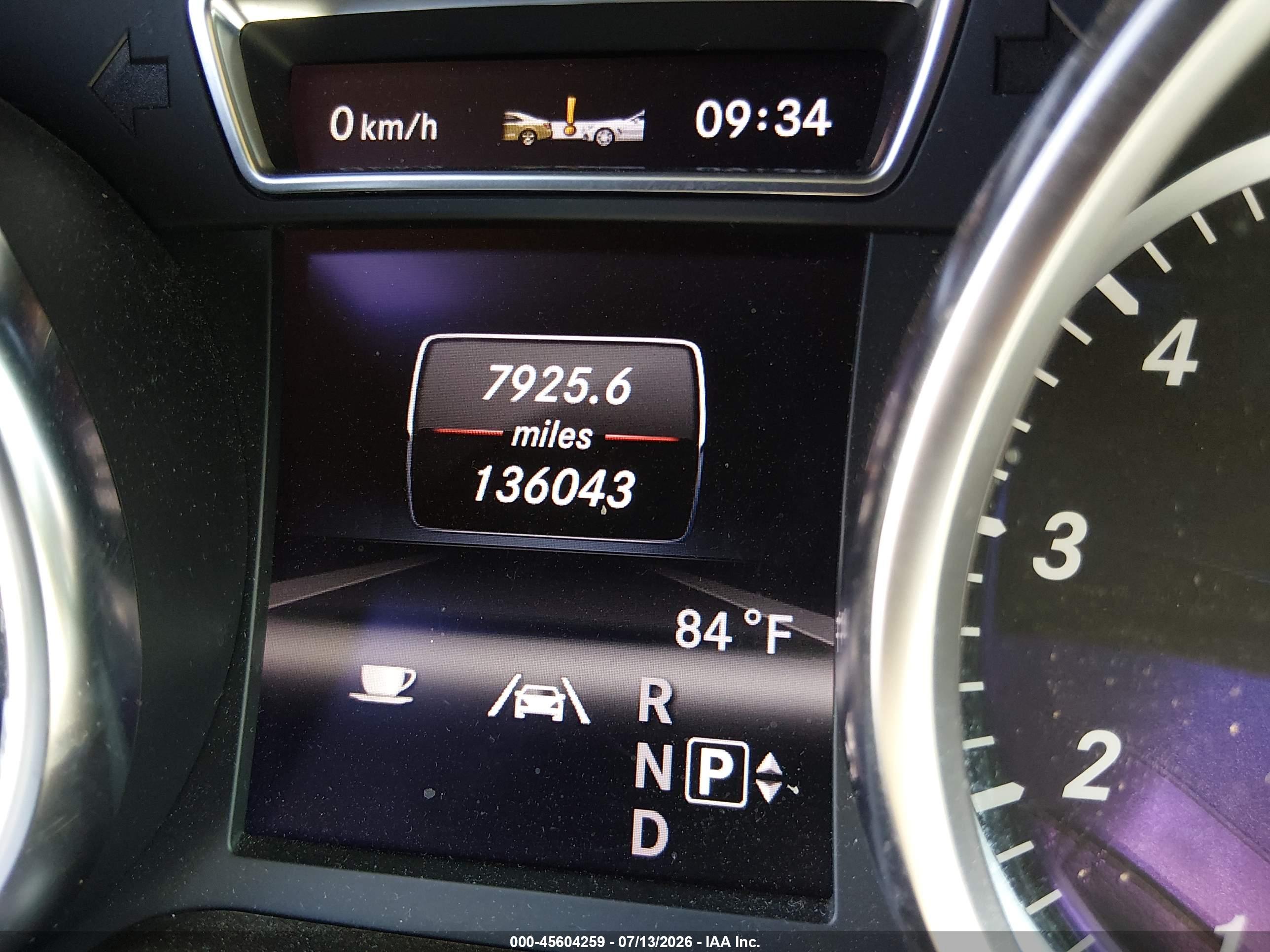 2013 MERCEDES-BENZ GL 450 4MATIC