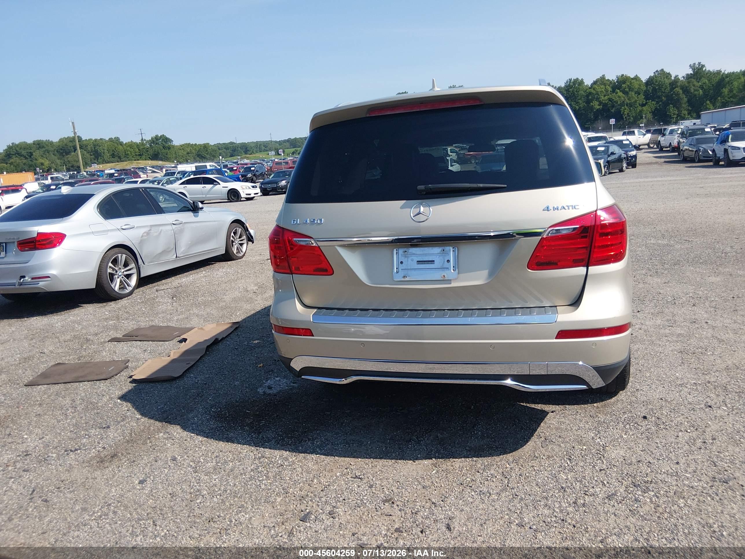 2013 MERCEDES-BENZ GL 450 4MATIC