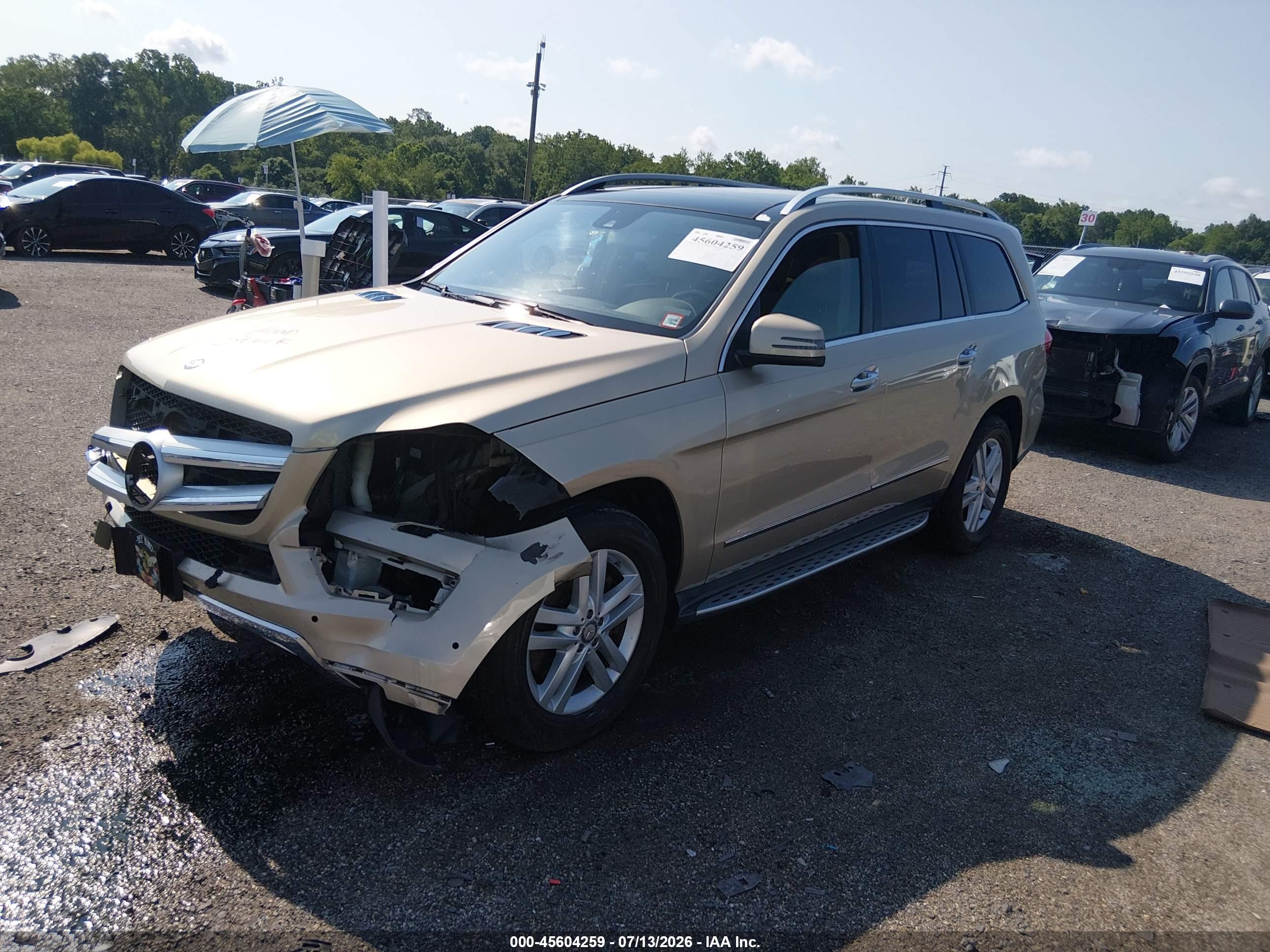2013 MERCEDES-BENZ GL 450 4MATIC