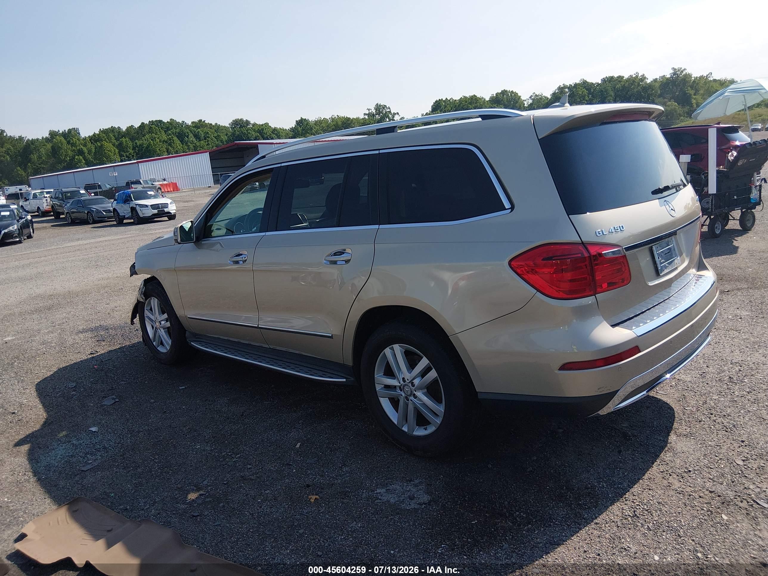 2013 MERCEDES-BENZ GL 450 4MATIC