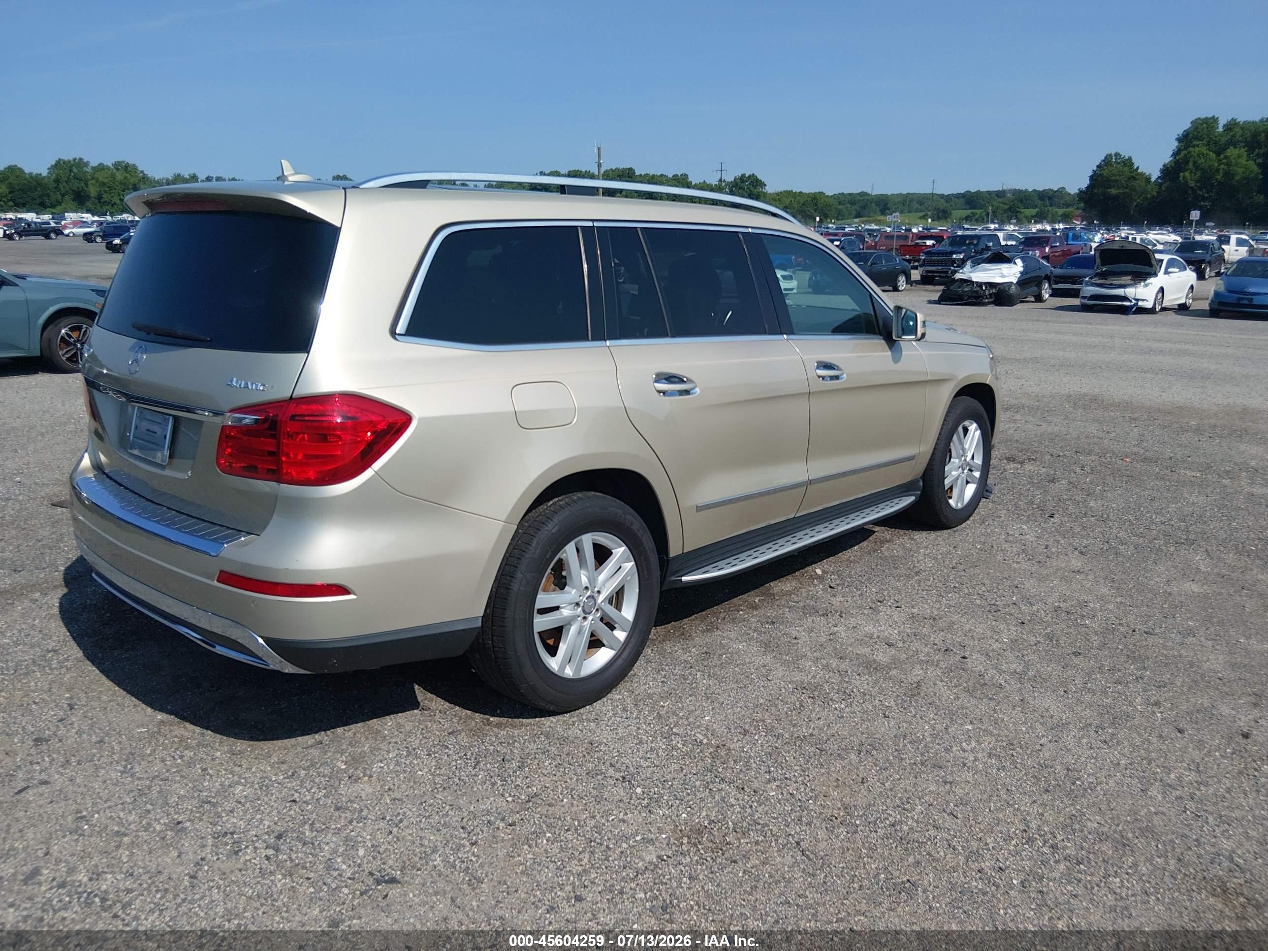 2013 MERCEDES-BENZ GL 450 4MATIC