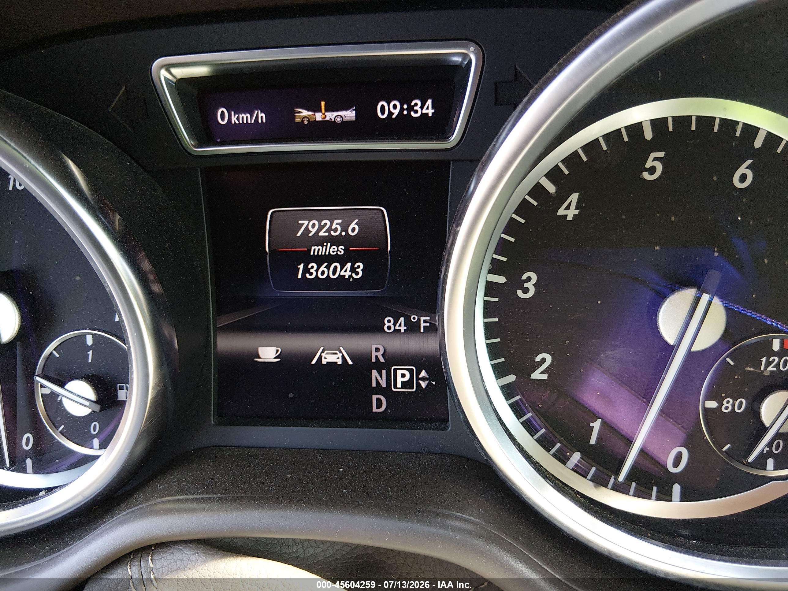 2013 MERCEDES-BENZ GL 450 4MATIC