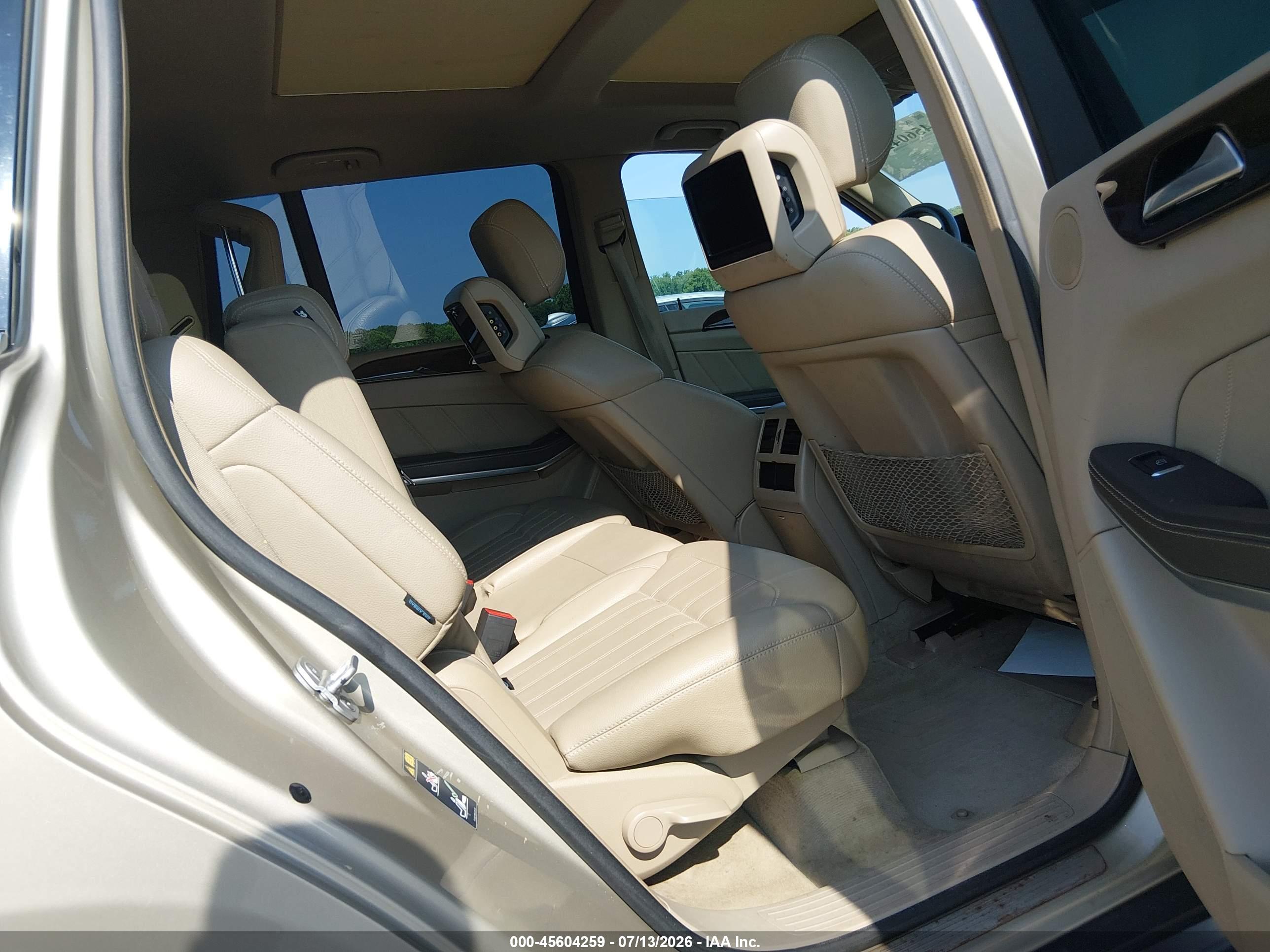2013 MERCEDES-BENZ GL 450 4MATIC