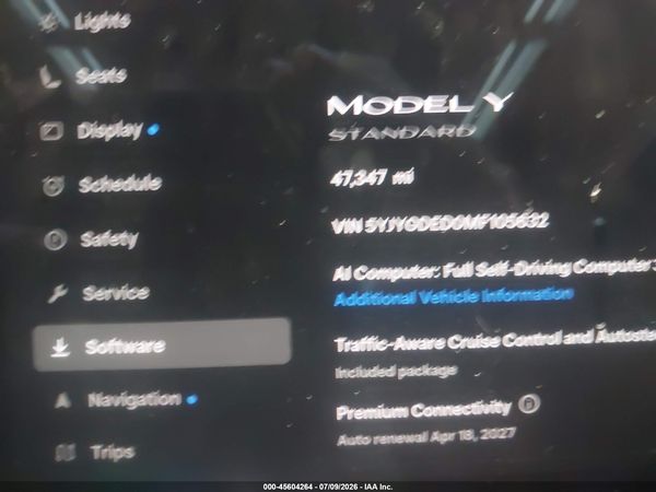 2021 TESLA MODEL Y