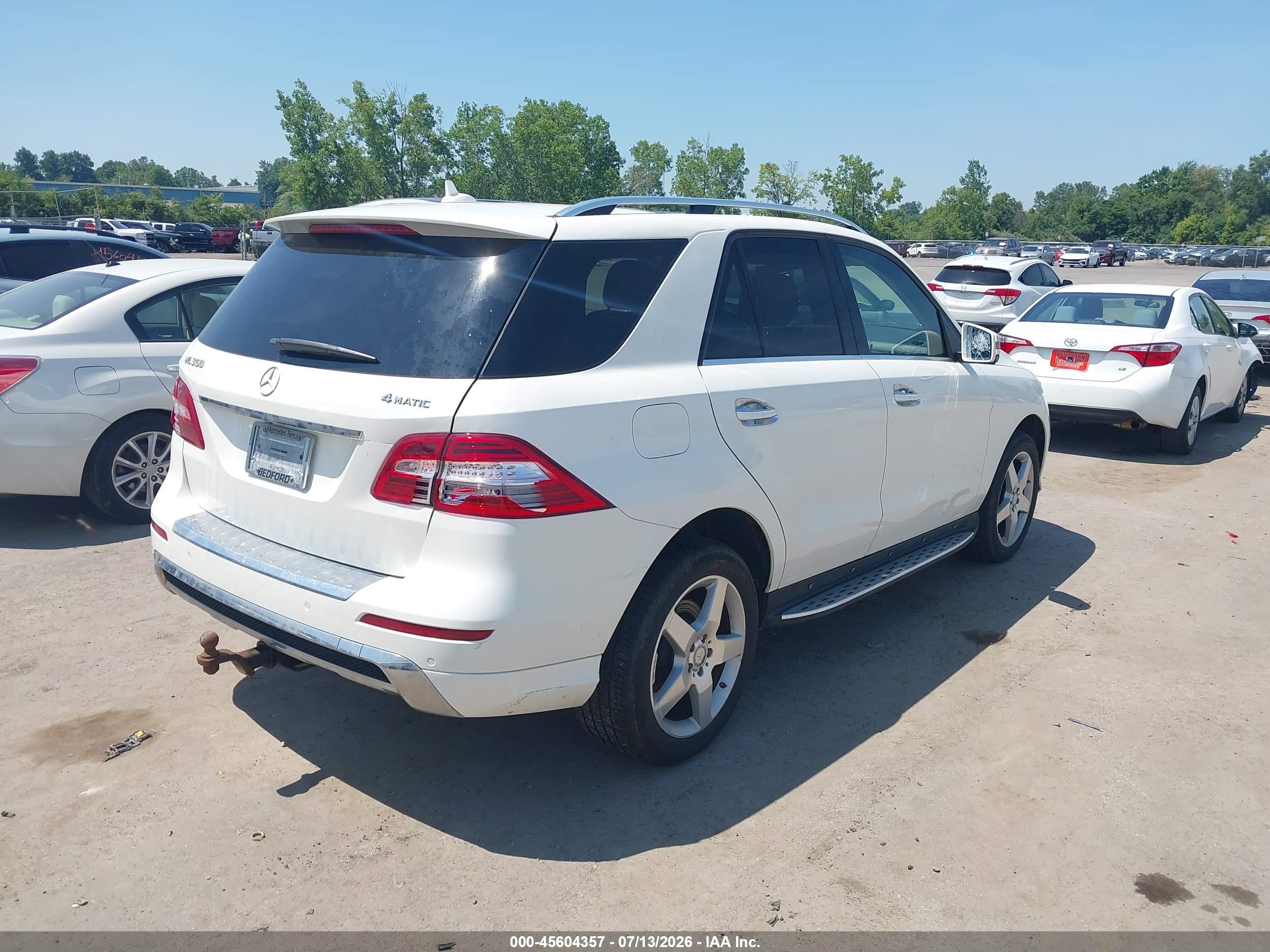 2015 MERCEDES-BENZ ML 350 ML350