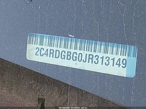 2018 DODGE GRAND CARAVAN SE