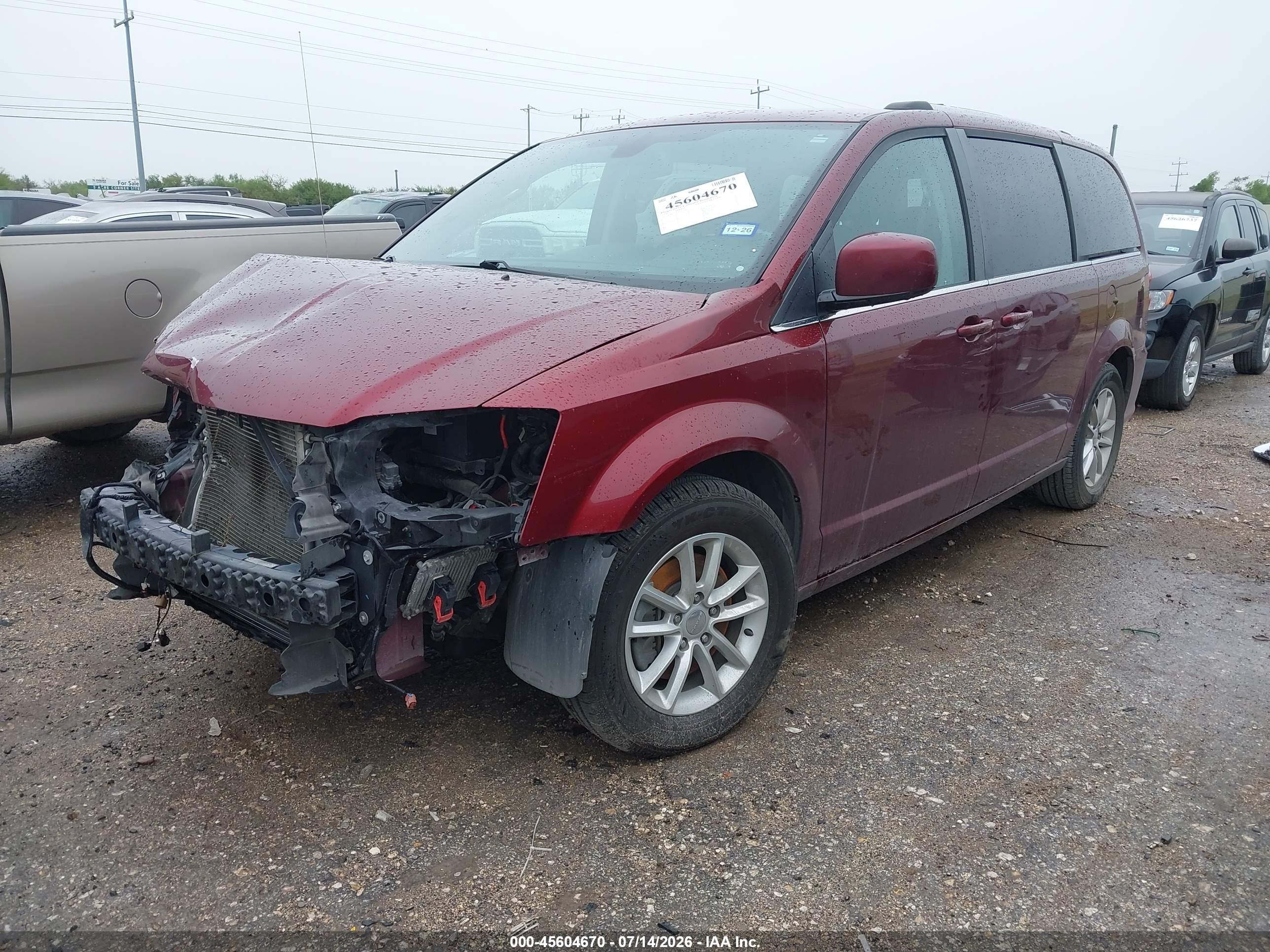 2019 DODGE GRAND CARAVAN SXT — I2