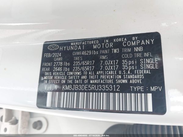 2024 HYUNDAI TUCSON SEL