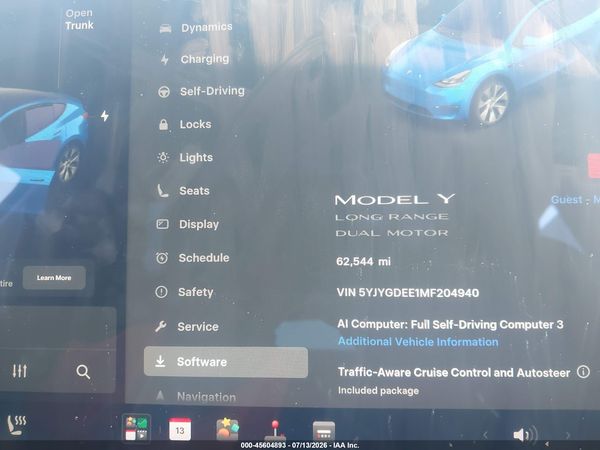 2021 TESLA MODEL Y