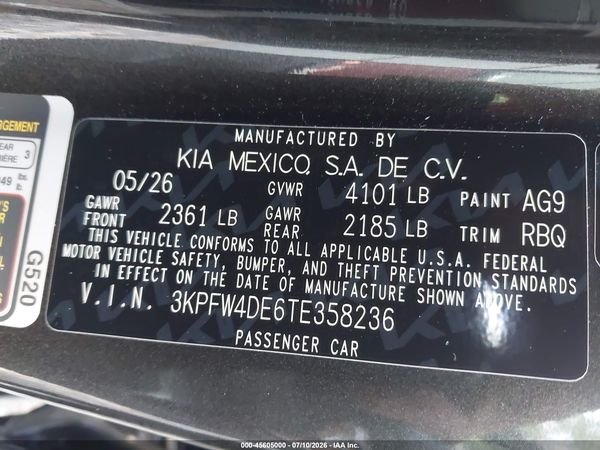 2026 KIA K4 GT-LINE