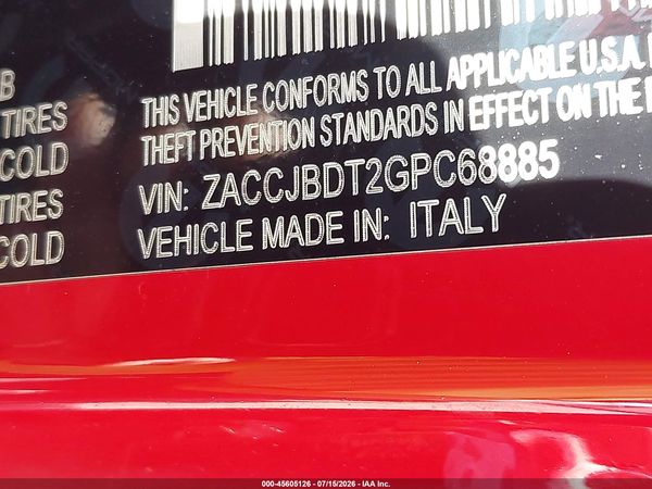2016 JEEP RENEGADE LIMITED