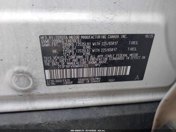 2025 TOYOTA RAV4 XLE