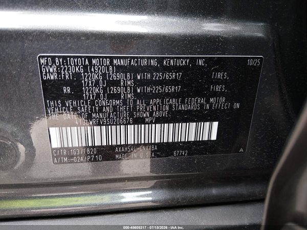 2025 TOYOTA RAV4 HYBRID LE
