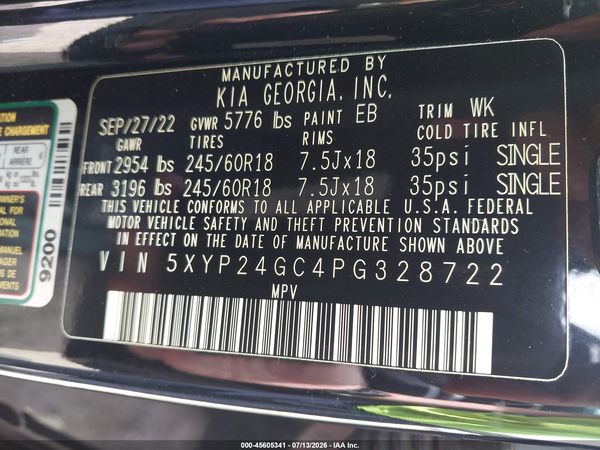2023 KIA TELLURIDE LX