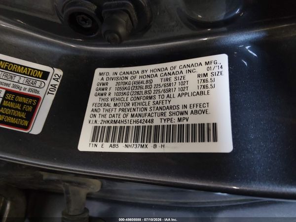 2014 HONDA CR-V EX