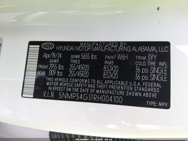 2024 HYUNDAI SANTA FE HYBRID CALLIGRAPHY