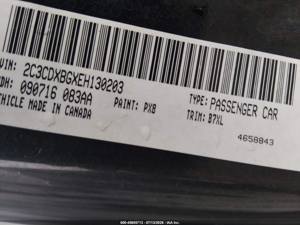 2014 DODGE CHARGER SE