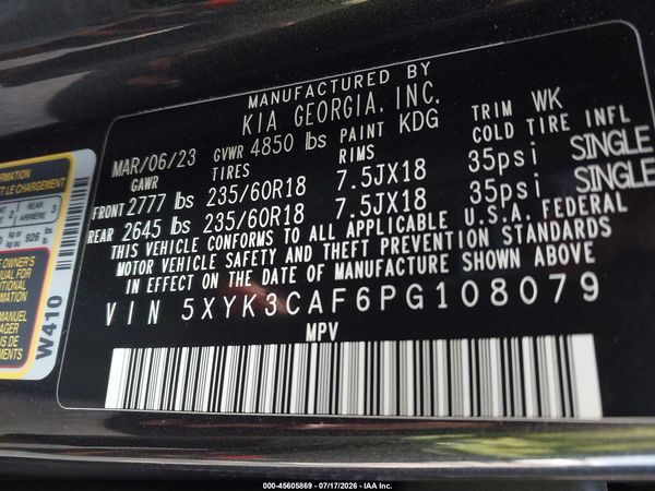 2023 KIA SPORTAGE EX