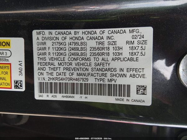 2024 HONDA CR-V EX-L AWD