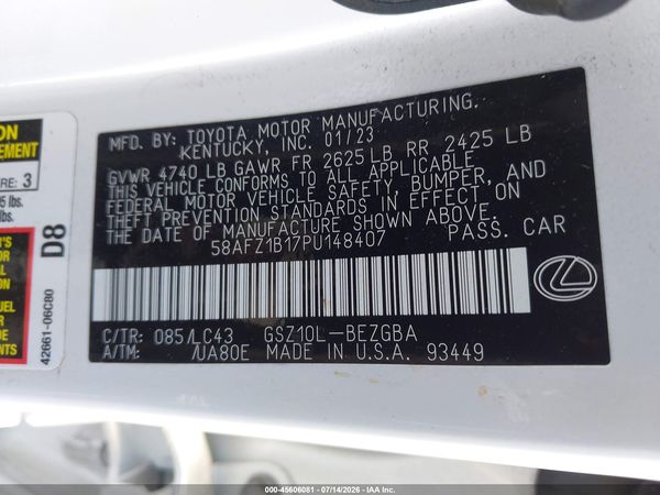 2023 LEXUS ES 350 ULTRA LUXURY