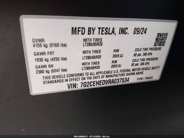 2024 TESLA CYBERTRUCK ALL-WHEEL DRIVE