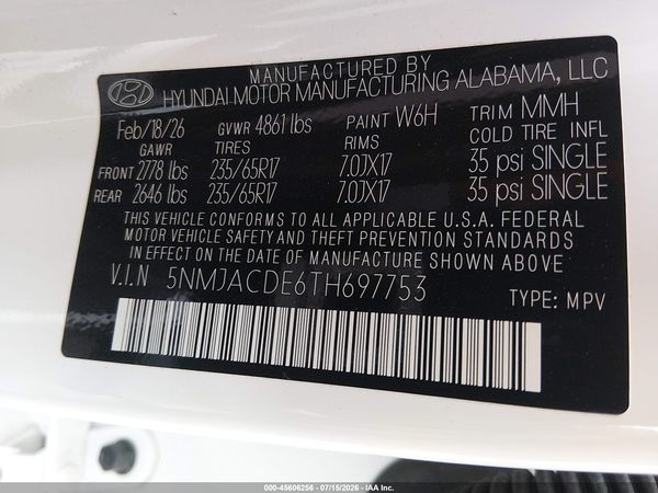 2026 HYUNDAI TUCSON SE
