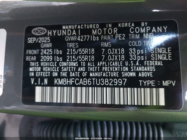 2026 HYUNDAI KONA SEL SPORT