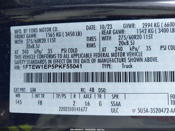 2023 FORD F-150 XLT
