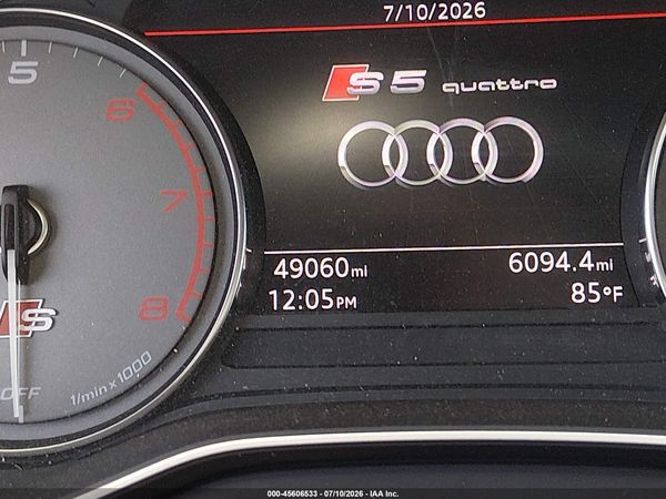 2019 AUDI S5 3.0T PREMIUM