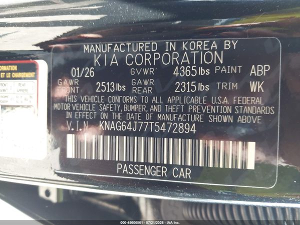 2026 KIA K5 GT-LINE FWD