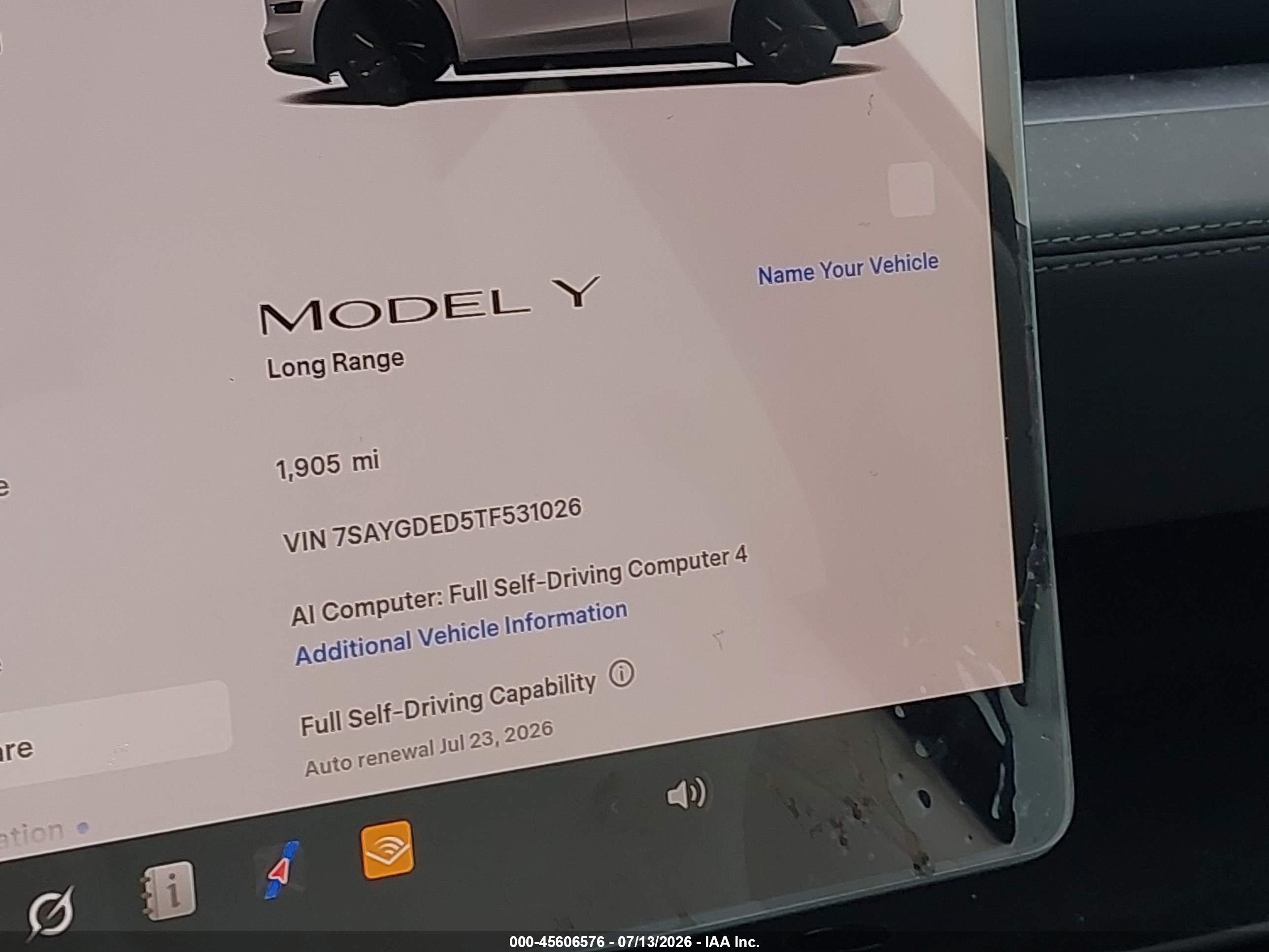2026 TESLA MODEL Y