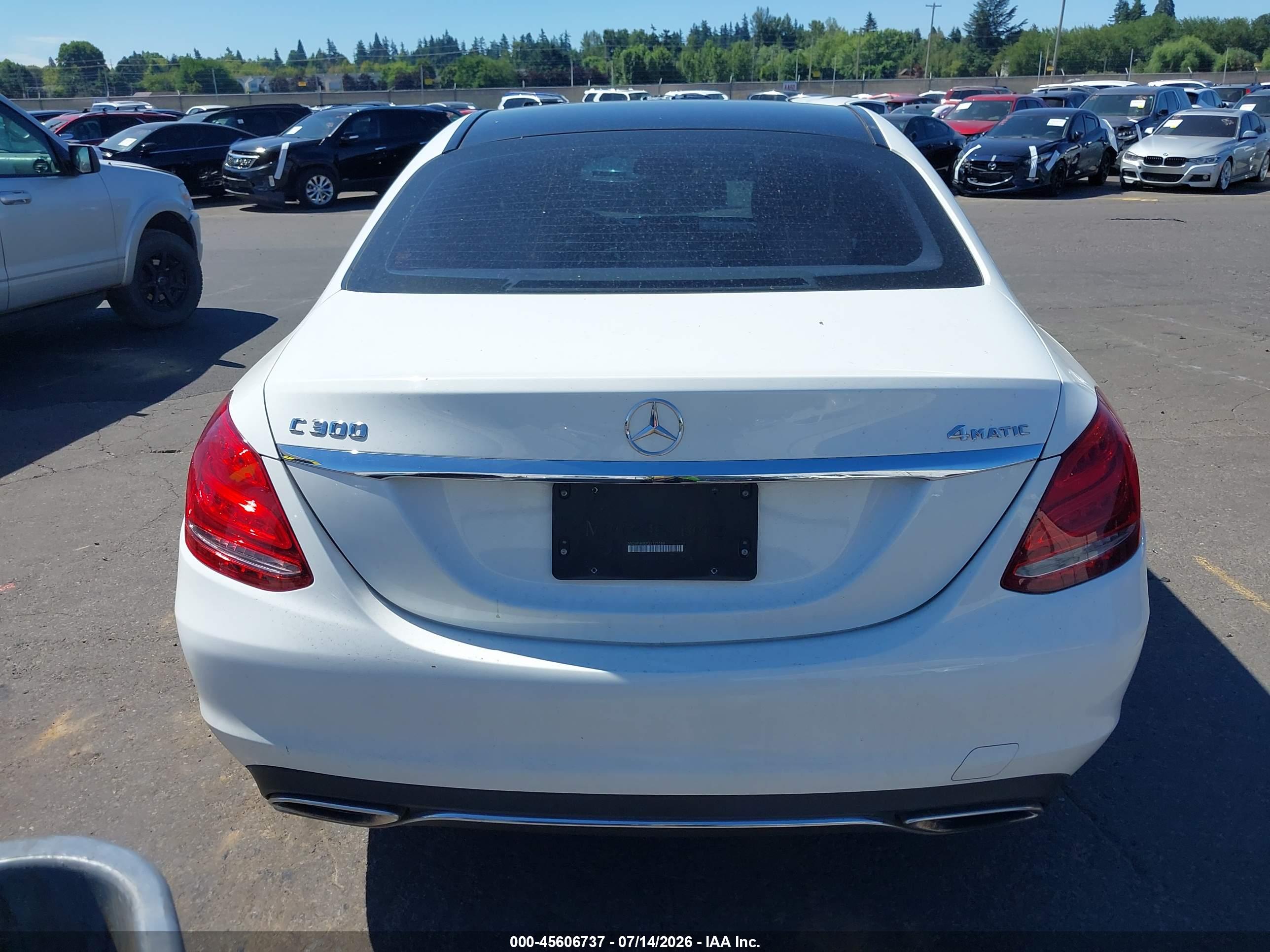 2016 MERCEDES-BENZ C 300 4MATIC