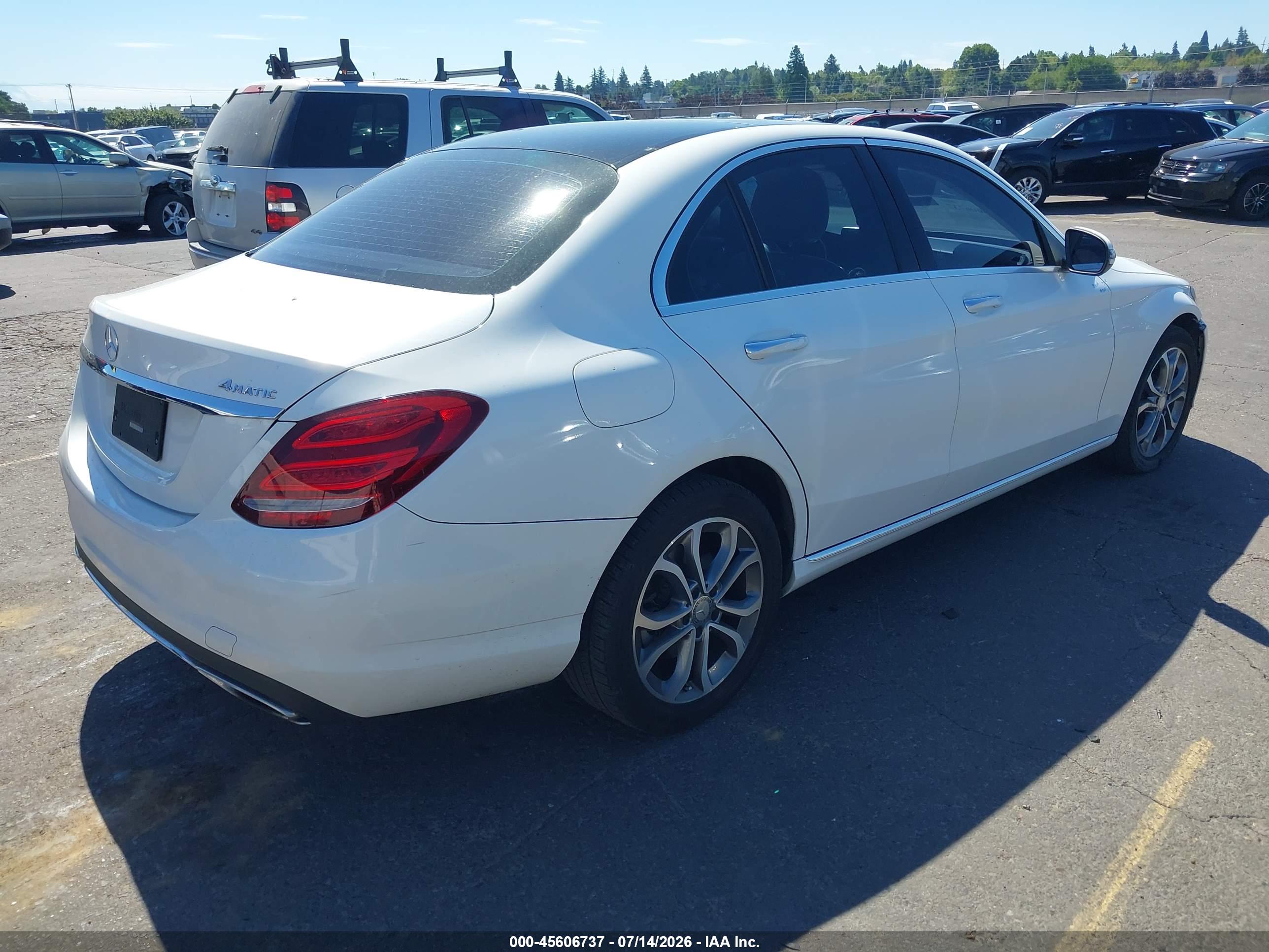 2016 MERCEDES-BENZ C 300 4MATIC