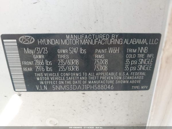 2023 HYUNDAI SANTA FE SEL