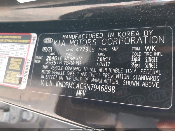 2022 KIA SPORTAGE LX