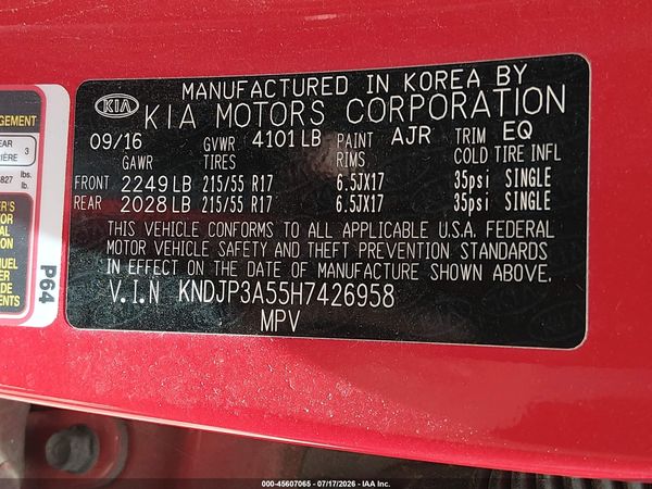 2017 KIA SOUL +