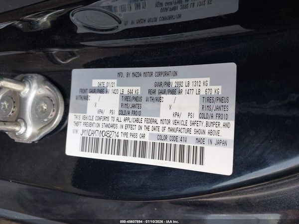 2021 MAZDA MX-5 MIATA RF GRAND TOURING