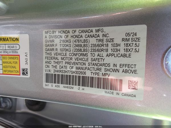 2025 HONDA CR-V EX-L 2WD