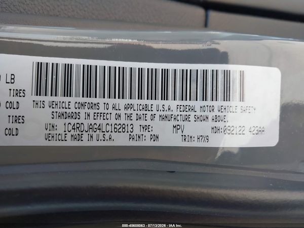 2020 DODGE DURANGO SXT AWD